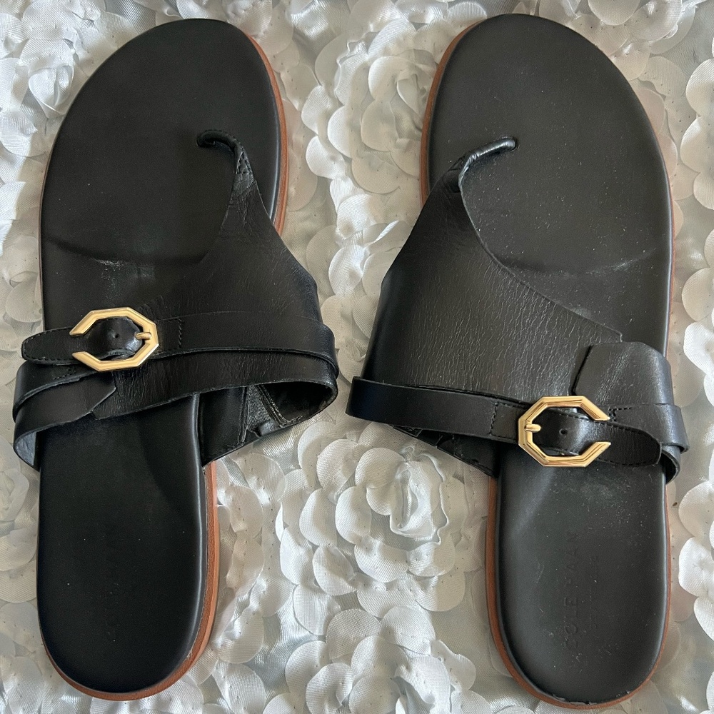 Cole Haan Felicity Grand Black Slide Sandal W10